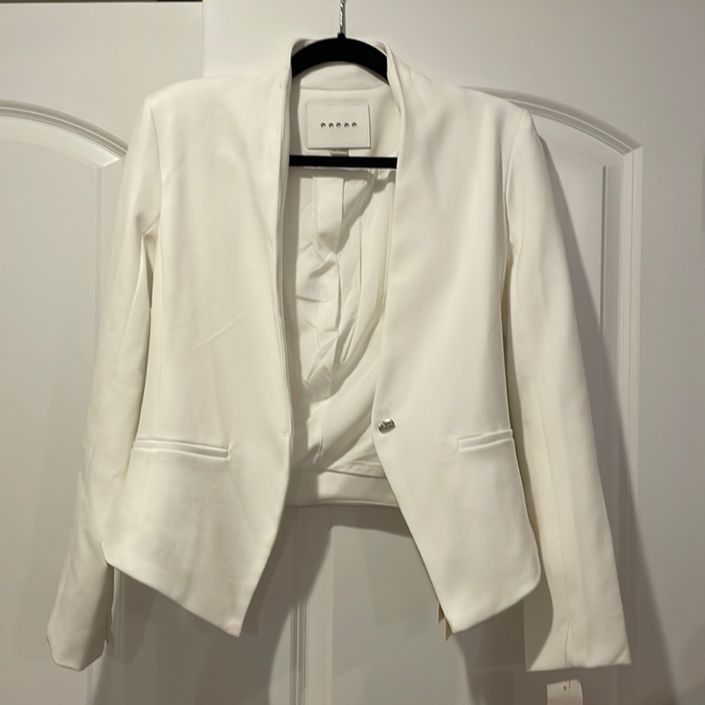 Blank NYC White Blazer